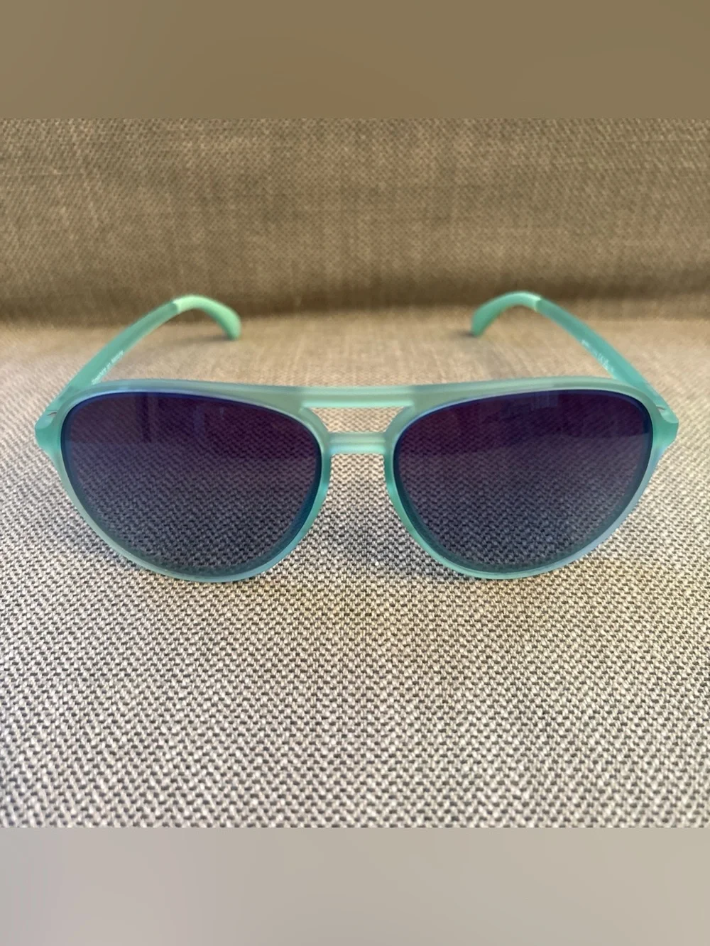Goodr Mach G Aviator Sunglasses in Timeshare on Neptune Color a polarized lenses